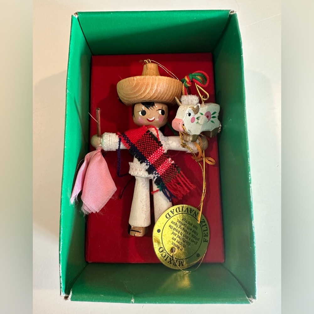 Vintage Sears “Christmas Around the World” Mexico Ornament
